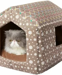 Frisco Holiday Dog & Cat Gingerbread House Bed -Pet Food Gear Shop 287897 PT2. SY630 V1631573019