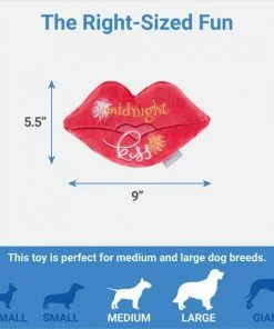 Frisco New Year's Eve Midnight Kiss Plush Squeaky Dog Toy -Pet Food Gear Shop 288482 PT1. SY630 V1640718464