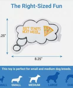 Frisco Message Bubble Plush Squeaky Dog Toy -Pet Food Gear Shop 288941 PT1. SY630 V1640722877