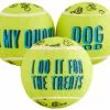 Frisco Motivational Tennis Balls Plush Squeaky Dog Toy, 3 count -Pet Food Gear Shop 288943 MAIN. SY630 V1638288492