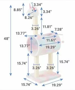 Frisco Animal Series Cat Tunnel with Scratching Post -Pet Food Gear Shop 289344 PT1. SY630 V1631047303