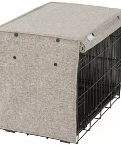 Frisco Faux linen Dog Crate Cover -Pet Food Gear Shop 289623 PT3. SY630 V1644249007