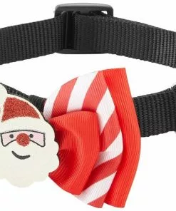 Frisco Removeable Santa & Stripes Collar Bow, XS/SM -Pet Food Gear Shop 289829 PT5. SY630 V1632185812