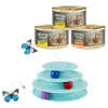 American Journey||Frisco American Journey Minced Poultry in Gravy Grain-Free Canned Food + Frisco Cat Tracks Butterfly Cat Toy