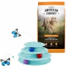 American Journey||Frisco American Journey Turkey & Chicken Recipe Grain-Free Dry Food + Frisco Cat Tracks Butterfly Cat Toy -Pet Food Gear Shop 292648 MAIN. SY630 V1620001641