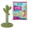 Frisco Cactus Scratching Post, 22-in + Multi-Cat Unscented Clumping Clay Cat Litter -Pet Food Gear Shop 293020 MAIN. SY630 V1619982140