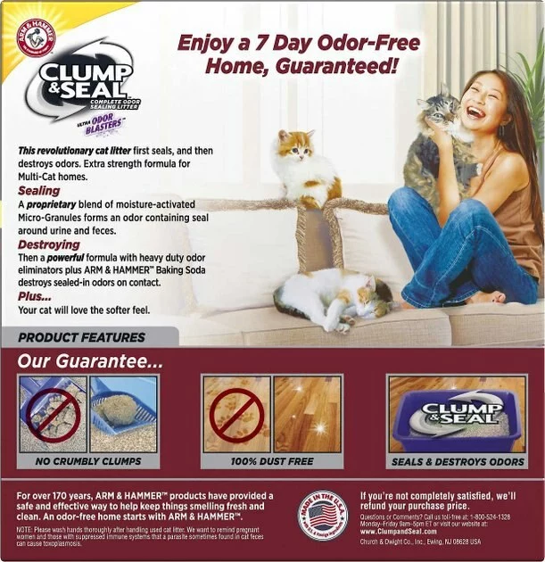 Frisco||Arm & Hammer Litter Frisco Plush, Teaser, Ball & Tri-Tunnel Toy with Catnip + Arm & Hammer Litter Clump & Seal Multi-Cat Scented Clumping Clay Cat Litter 7 Frisco||Arm & Hammer Litter Frisco Plush, Teaser, Ball & Tri-Tunnel Toy with Catnip + Arm & Hammer Litter Clump & Seal Multi-Cat Scented Clumping Clay Cat Litter - Image 5