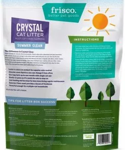 Nature's Miracle||Frisco Nature's Miracle Disposable Litter Box + Frisco Summer Clean Scented Non-Clumping Crystal Cat Litter -Pet Food Gear Shop 293376 PT5. SY630 V1619990538
