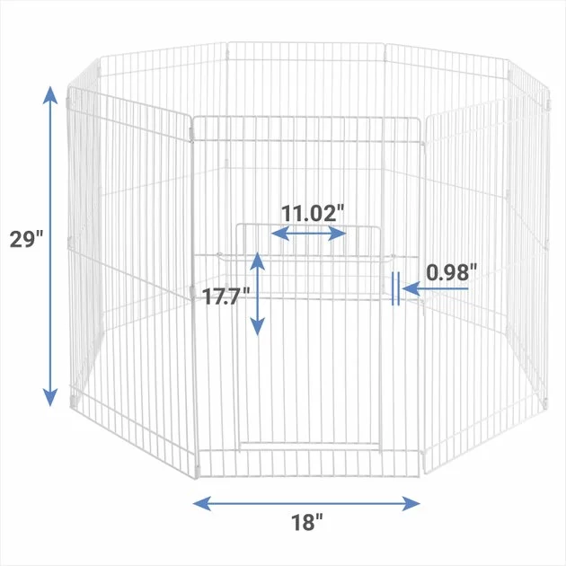 Frisco Wire Small Pet Playpen with Door, 29-in 4 Frisco Wire Small Pet Playpen with Door, 29-in - Image 2