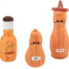 Frisco Brunch Salt, Pepper & Hot Sauce Plush Squeaky Dog Toy, 3 count