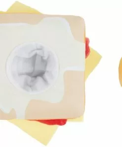 Frisco Brunch Egg in Hole 2-in-1 Plush Squeaky Dog Toy -Pet Food Gear Shop 297246 PT2. SY630 V1642088860