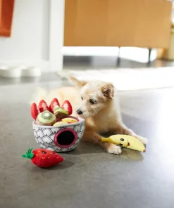 Frisco Brunch Acai Bowl Hide & Seek Puzzle Plush Squeaky Dog Toy -Pet Food Gear Shop 297268 PT3. SY630 V1642087947