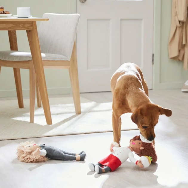 Frisco Brunch Chef & Waitress Plush Squeaky Dog Toy, 2 count 5 Frisco Brunch Chef & Waitress Plush Squeaky Dog Toy, 2 count - Image 3