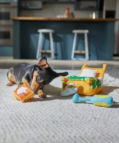 Frisco Brunch Breakfast in Bed Hide & Seek Puzzle Plush Squeaky Dog Toy -Pet Food Gear Shop 297282 PT3. SY630 V1642088003