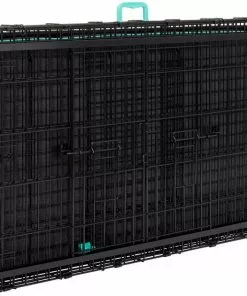 Frisco Heavy Duty Enhanced Lock Sliding Double Door Fold & Carry Wire Dog Crate & Mat Kit -Pet Food Gear Shop 297461 PT3. SY630 V1633114897