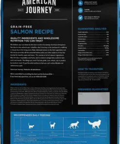 American Journey||Frisco American Journey Salmon Recipe Grain-Free Dry Cat Food, 12-lb bag + Frisco Step-In Cat Scratcher Toy with Catnip, Tropical Palms -Pet Food Gear Shop 297820 PT2. SY630 V1623251849