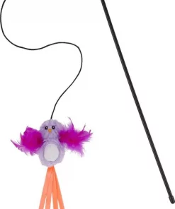 Blue Buffalo||Frisco Blue Buffalo Wilderness Chicken & Turkey Grain-Free Cat Treats, 2-oz bag + Frisco Bird Teaser with Feathers Cat Toy, Purple -Pet Food Gear Shop 297848 PT5. SY630 V1621270654