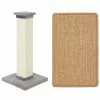 Frisco 33.5-in Sisal Cat Scratching Post, Gray + Frisco Sisal Mat, Medium -Pet Food Gear Shop 297950 MAIN. SY630 V1622740043