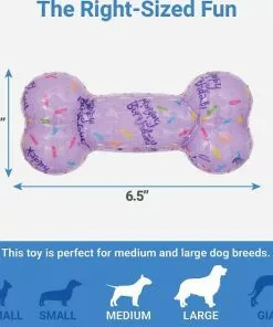 Frisco||The Lazy Dog Cookie Co. Frisco Birthday TPR Bone Dog Toy, Purple, Large + The Lazy Dog Cookie Co. Happy Birthday Pup-PIE Dog Treat, Girl -Pet Food Gear Shop 297952 PT2. SY630 V1623253660