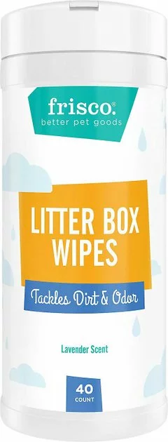 Frisco High Sided Cat Litter Box, Navy, Extra Large 24-in + Frisco Litter Box Cleaning Wipes, 40 count 6 Frisco High Sided Cat Litter Box, Navy, Extra Large 24-in + Frisco Litter Box Cleaning Wipes, 40 count - Image 4