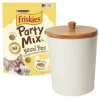 Friskies||Frisco Friskies Party Mix Natural Yums With Real Chicken Cat Treats, 6-oz bag + Frisco Melamine Dog & Cat Treat Jar with Bamboo Lid, 8 Cups -Pet Food Gear Shop 298036 MAIN. SY630 V1623253064