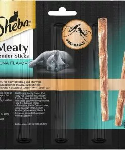 Sheba||Frisco Sheba Meaty Tender Sticks Tuna Flavored Cat Treats, 5 count + Frisco Refillable Catnip Cat Toy, Brown Squirrel -Pet Food Gear Shop 298510 PT2. SY630 V1623200842