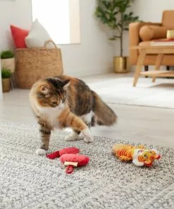 Frisco Lantern & Tiger Plush Kicker Cat Toy with Catnip -Pet Food Gear Shop 298899 PT3. SY630 V1640268996