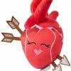 Frisco Anatomical Heart Plush Squeaky Dog Toy