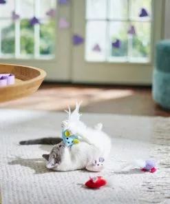 Frisco Heart Mice Plush Cat Toy with Catnip, Medium, 4 count -Pet Food Gear Shop 298954 PT3. SY630 V1638987284