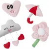 Frisco It's Raining Love Plush Cat Toy with Catnip, 4 count -Pet Food Gear Shop 298968 MAIN. SY630 V1637693975