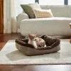 Frisco Herringbone Cuffed Cuddler Dog & Cat Bed -Pet Food Gear Shop 299429 MAIN. SY630 V1638455944