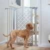 Frisco Metal Geometric Pattern Extra Tall Auto-close Dog Gate -Pet Food Gear Shop 299514 MAIN. SY630 V1627305390