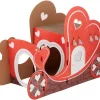 Frisco Love Carriage Cardboard Cat House, 2-Story -Pet Food Gear Shop 301565 MAIN. SY630 V1637693765