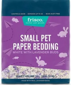 Frisco Corner Litter Box, Navy, X-Small + Small Animal Bedding, Lavender -Pet Food Gear Shop 301914 PT5. SY630 V1644966383