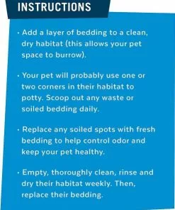 Frisco High Sided Litter Box + Small Animal Bedding, White -Pet Food Gear Shop 301936 PT7. SY630 V1644978401