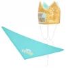Frisco Birthday Bandana, X-Small/Small + Dog & Cat Crown, X-Small/Small -Pet Food Gear Shop 302372 MAIN. SY630 V1633072872