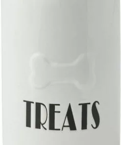 Frisco Ceramic Dog Bowl with Wood Base, 2.5 Cups + Treat Jar, 4 Cups -Pet Food Gear Shop 302418 PT5. SY630 V1623055341