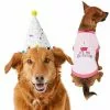 Frisco Confetti Birthday Hat, Medium/Large + Dog & Cat T-Shirt, Pink 1 Frisco Confetti Birthday Hat, Medium/Large + Dog & Cat T-Shirt, Pink -Pet Food Gear Shop 302434 MAIN. SY630 V1623046658