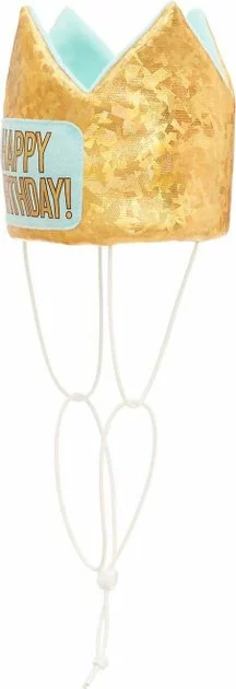 Frisco Happy Birthday Crown, X-Small/Small + Dog & Cat T-Shirt, Blue 5 Frisco Happy Birthday Crown, X-Small/Small + Dog & Cat T-Shirt, Blue - Image 3