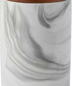 Frisco Marble Design Non-skid Ceramic Dog Bowl + Treat Jar with Wood Lid, 3.75 Cups 16 Frisco Marble Design Non-skid Ceramic Dog Bowl + Treat Jar with Wood Lid, 3.75 Cups -Pet Food Gear Shop 302482 PT5. SY630 V1623071247