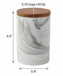 Frisco Marble Design Non-skid Ceramic Dog Bowl + Treat Jar with Wood Lid, 3.75 Cups 17 Frisco Marble Design Non-skid Ceramic Dog Bowl + Treat Jar with Wood Lid, 3.75 Cups -Pet Food Gear Shop 302482 PT6. SY630 V1623053849