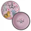 Frisco Paris Non-skid Ceramic Dish, 0.50 Cup + Cat Dish, 1.50 Cup