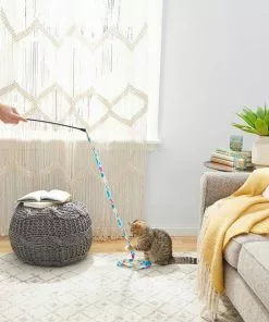 Frisco Wire + Fabric Teaser Cat Toy, Neon Bubbles -Pet Food Gear Shop 302538 PT5. SY630 V1623055049