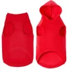 Frisco Basic T-Shirt, Red + Dog & Cat Hoodie, Red -Pet Food Gear Shop 302662 MAIN. SY630 V1633126049