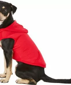 Frisco Basic T-Shirt, Red + Dog & Cat Hoodie, Red -Pet Food Gear Shop 302662 PT5. SY630 V1633129055