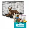 Frisco||Goody Box Frisco Fold & Carry Double Door Collapsible Wire Crate + Goody Box Puppy Toys, Treats & Potty Training 2 Frisco||Goody Box Frisco Fold & Carry Double Door Collapsible Wire Crate + Goody Box Puppy Toys, Treats & Potty Training -Pet Food Gear Shop 302728 MAIN. SY630 V1658256150