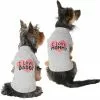 Frisco I Love Daddy + I Love Mommy Dog & Cat T-Shirt, Gray
