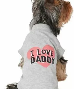 Frisco I Love Daddy + I Love Mommy Dog & Cat T-Shirt, Gray 12 Frisco I Love Daddy + I Love Mommy Dog & Cat T-Shirt, Gray -Pet Food Gear Shop 302738 PT1. SY630 V1623043043