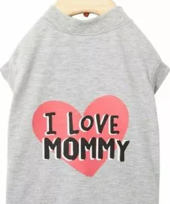 Frisco I Love Daddy + I Love Mommy Dog & Cat T-Shirt, Gray 16 Frisco I Love Daddy + I Love Mommy Dog & Cat T-Shirt, Gray -Pet Food Gear Shop 302738 PT5. SY630 V1623086853