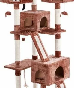 Frisco 52-in + 72-in Faux Fur Tree & Condo -Pet Food Gear Shop 303334 PT4. SY630 V1623046656